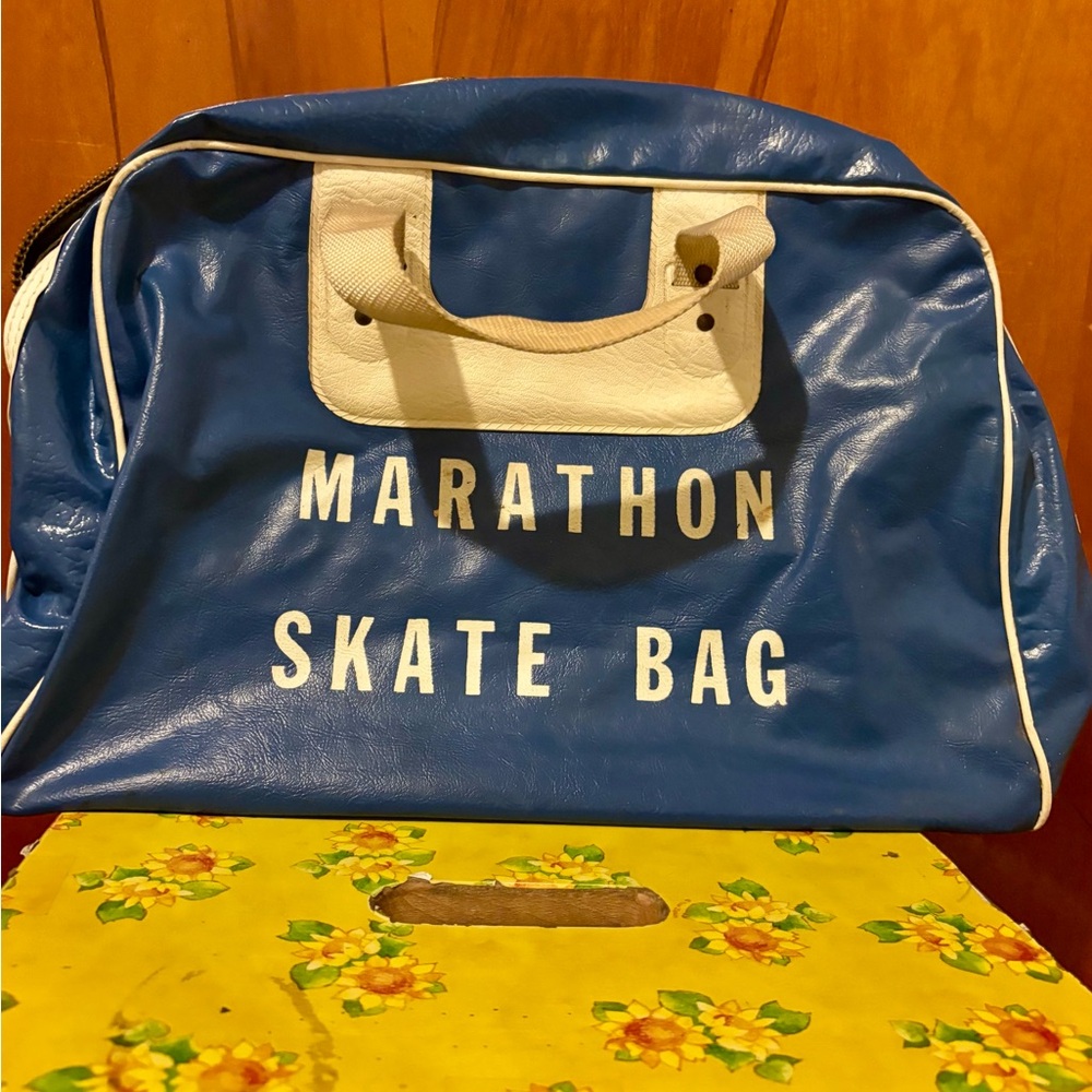 Vintage Leather Marathon Skate Bag